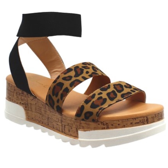 Animal Print Platform Sandals Sz 11 - Picture 8 of 8